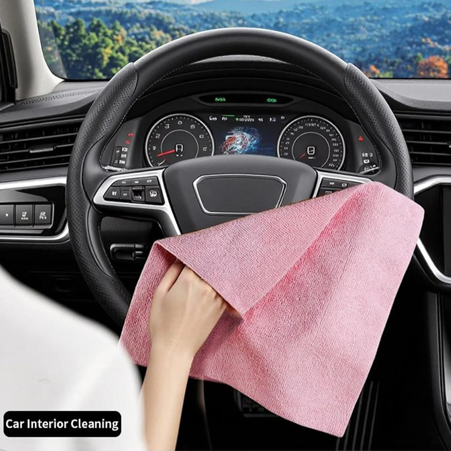 دستمالهای میکروفایبر برای خودرو - تمیز کننده خودرو قابل استفاده مجدد، دستمال پولیش قابل استفاده مجدد برای شیشه جلو، لنز، آینه، ظروف، شیشه، پیشخوان، حمام، پنجره خودرو دستمالهای میکروفایبر برای خودرو - تمیز کننده خودرو قابل استفاده مجدد، دستمال پولیش قابل استفاده مجدد برای شیشه جلو، لنز، آینه، ظروف، شیشه، پیشخوان، حمام، پنجره خودرو