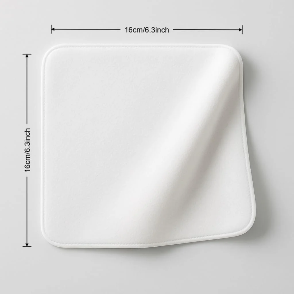 دستمال میکروفایبر فوق العاده ظریف برای شیشه، 16x16 سانتی متر