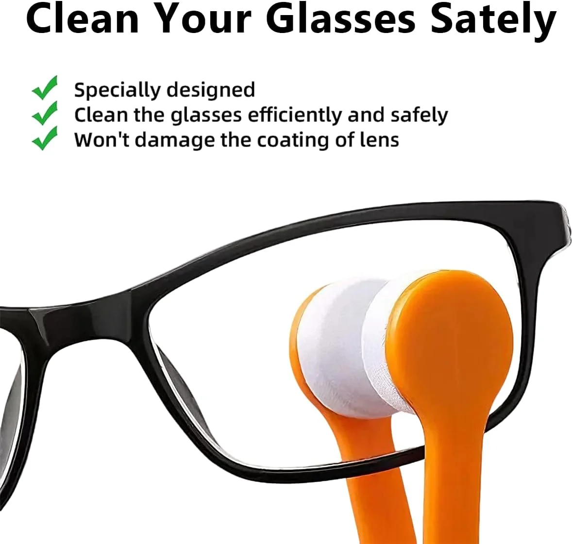 ۵ عدد دستمال عینک замши قابل حمل، ابزار پاک کننده عینک قابل حمل، گیره تمیز کننده و پاک کننده عینک که به لنزها آسیب نمی رساند