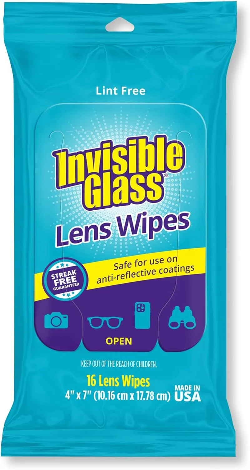 دستمال مرطوب تمیز کننده لنز Invisible Glass 90060 – بدون رگه، بدون پرز برای عینک، لنز دوربین، دوربین دوچشمی و دوربین گوشی های هوشمند، ایمن برای پوشش های بازتابنده – 16 عدد دستمال مرطوب تمیز کننده لنز Invisible Glass 90060 – بدون رگه، بدون پرز برای عینک، لنز دوربین، دوربین دوچشمی و دوربین گوشی های هوشمند، ایمن برای پوشش های بازتابنده – 16 عدد