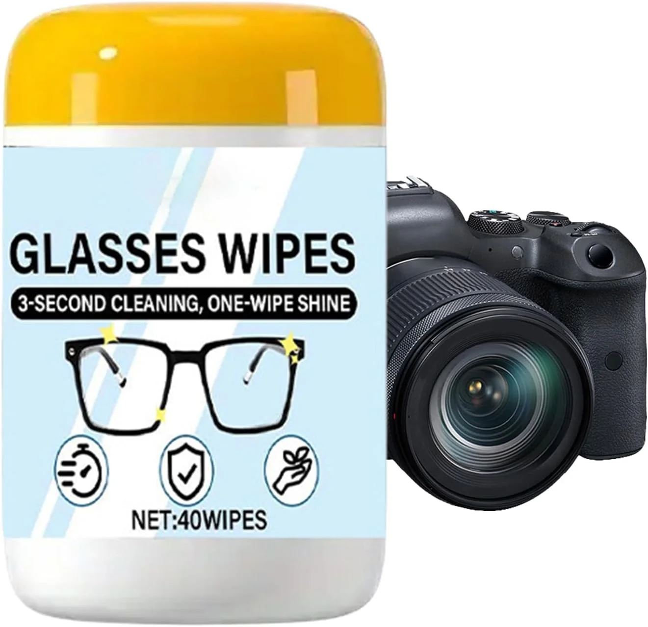 دستمال مرطوب تمیز کننده عینک - 40 عدد خشکشونده سریع و ضد بخار | دستمال مرطوب تمیز کننده عینک | مناسب برای تلفن، کامپیوتر، لوازم الکترونیکی، لپتاپ، مانیتور، تلویزیون، دوربین و عینک دستمال مرطوب تمیز کننده عینک - 40 عدد خشکشونده سریع و ضد بخار | دستمال مرطوب تمیز کننده عینک | مناسب برای تلفن، کامپیوتر، لوازم الکترونیکی، لپتاپ، مانیتور، تلویزیون، دوربین و عینک