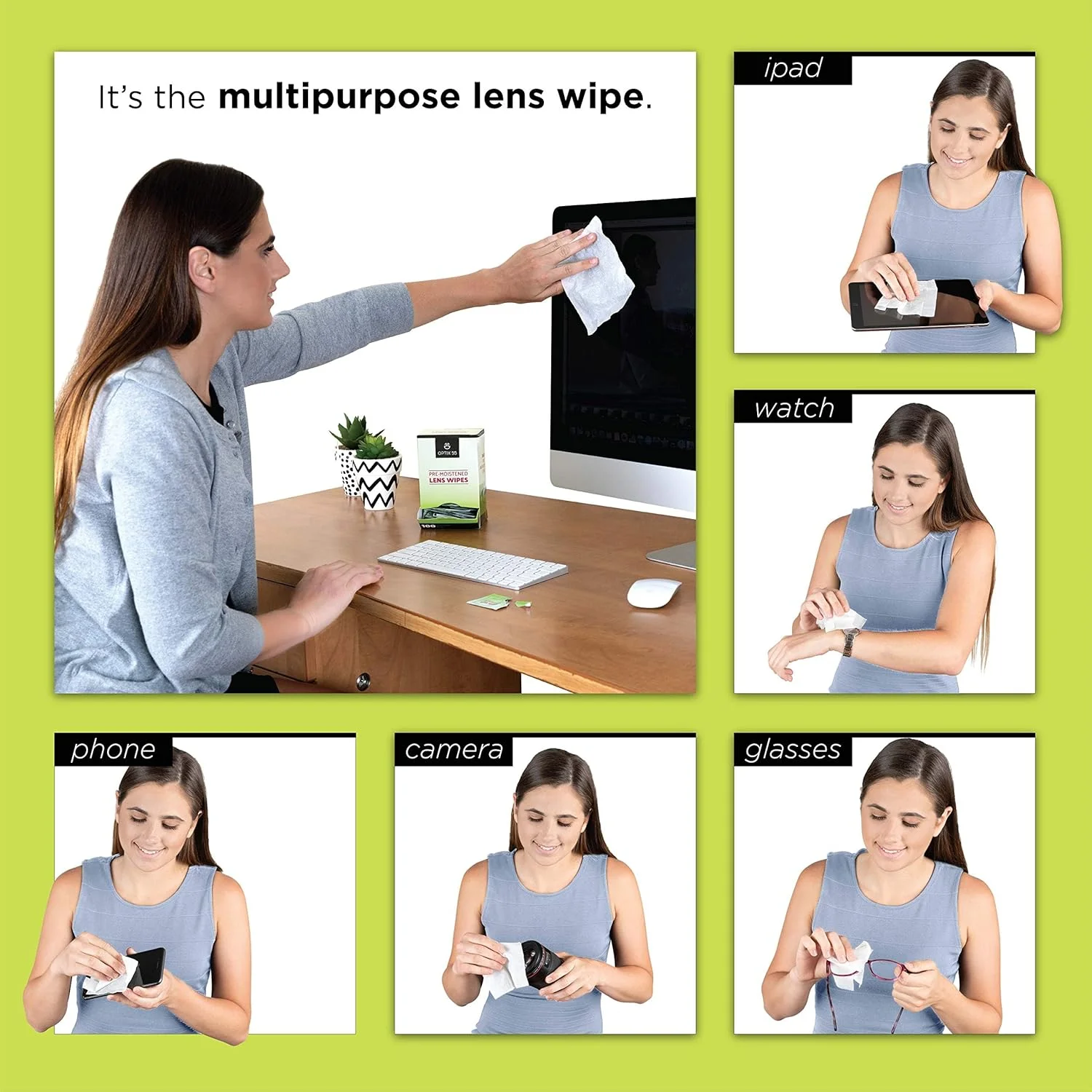 دستمال مرطوب تمیز کننده عینک 200 عددی، دستمال مرطوب لنز از پیش مرطوب شده و بسته بندی جداگانه، تمیز کننده عینک بدون ایجاد رگه برای عینک، عینک آفتابی، صفحه نمایش تلفن، دوربین، لوازم الکترونیکی دستمال مرطوب تمیز کننده عینک 200 عددی، دستمال مرطوب لنز از پیش مرطوب شده و بسته بندی جداگانه، تمیز کننده عینک بدون ایجاد رگه برای عینک، عینک آفتابی، صفحه نمایش تلفن، دوربین، لوازم الکترونیکی