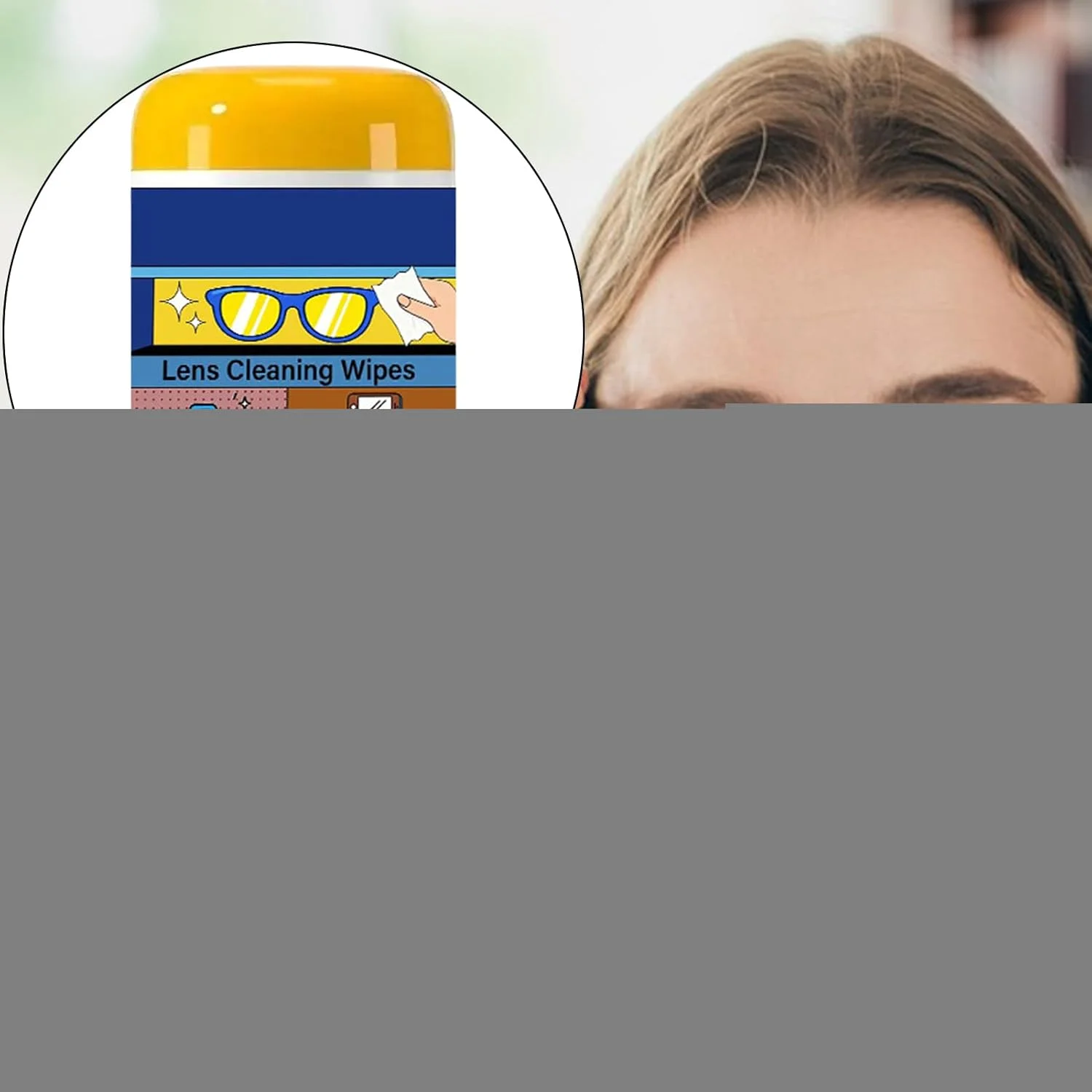 دستمال مرطوب تمیز کننده چند منظوره | لکه بر دو طرفه، دستمال مرطوب تمیز کننده قابل حمل برای لنز - برای عینک آینه پنجره صفحه تلویزیون تلفن های هوشمند تبلت مانیتور عینک دستمال مرطوب تمیز کننده چند منظوره | لکه بر دو طرفه، دستمال مرطوب تمیز کننده قابل حمل برای لنز - برای عینک آینه پنجره صفحه تلویزیون تلفن های هوشمند تبلت مانیتور عینک