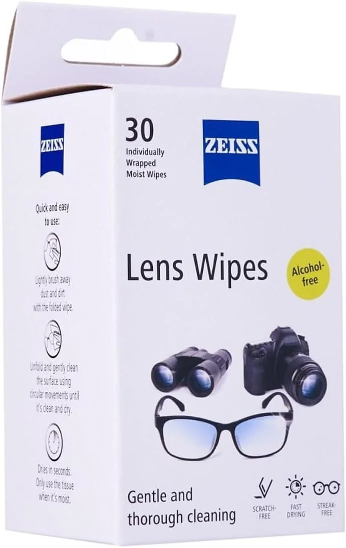 دستمال مرطوب لنز زایس - جعبه 30 عددی، کوچک، NSN 9005.9, 000000-2462-614