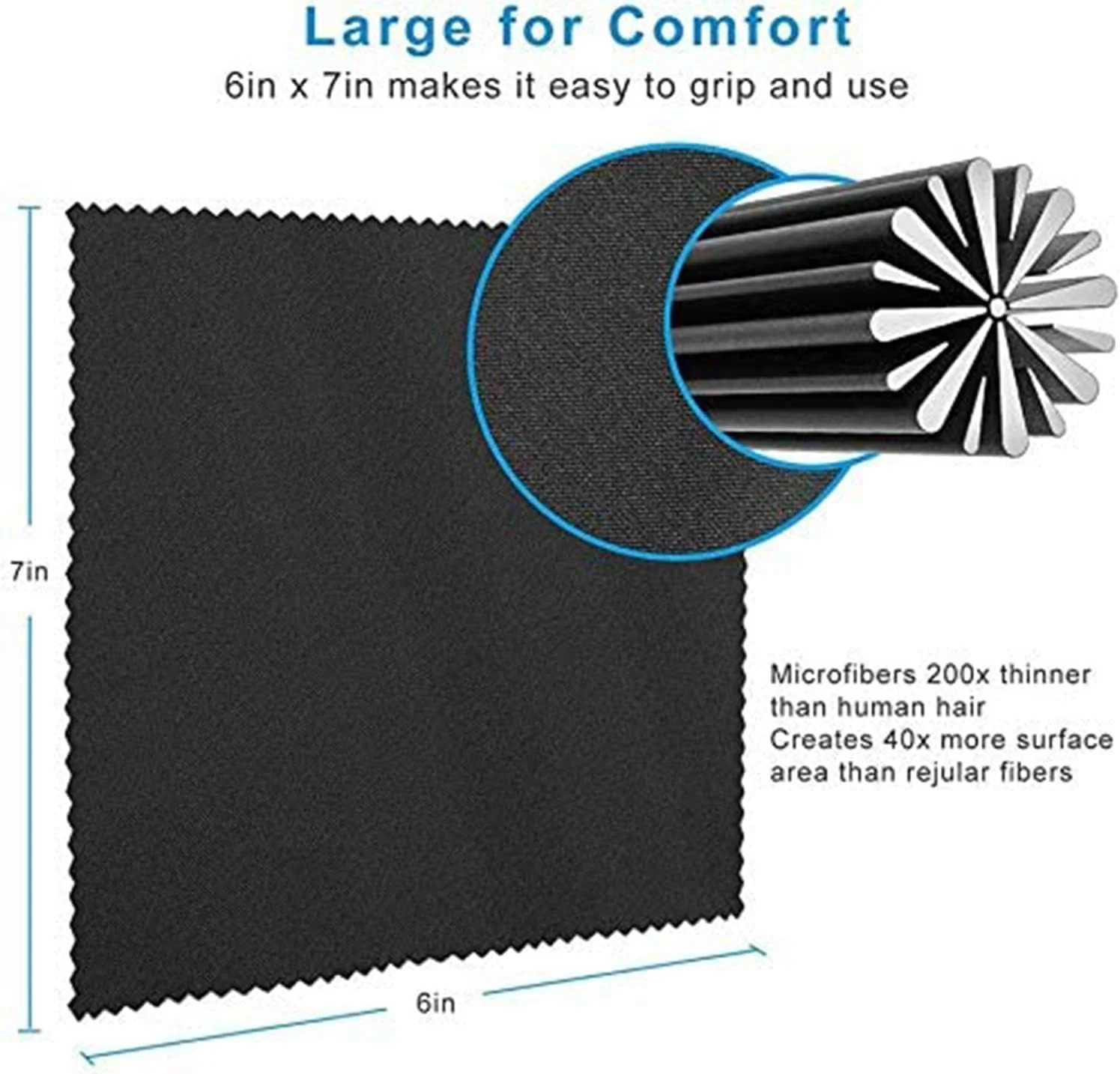 بسته 20 عددی دستمال عینک، دستمال های تمیز کننده میکروفیبر، برای تمیز کردن لنز دوربین، هدست های واقعیت مجازی، عینک، عینک آفتابی، تلفن های هوشمند، تبلت ها، تلویزیون های هوشمند و لپ تاپ ها، 15 × 18 سانتی متر، 10 مشکی، 10 خاکستری بسته 20 عددی دستمال عینک، دستمال های تمیز کننده میکروفیبر، برای تمیز کردن لنز دوربین، هدست های واقعیت مجازی، عینک، عینک آفتابی، تلفن های هوشمند، تبلت ها، تلویزیون های هوشمند و لپ تاپ ها، 15 × 18 سانتی متر، 10 مشکی، 10 خاکستری