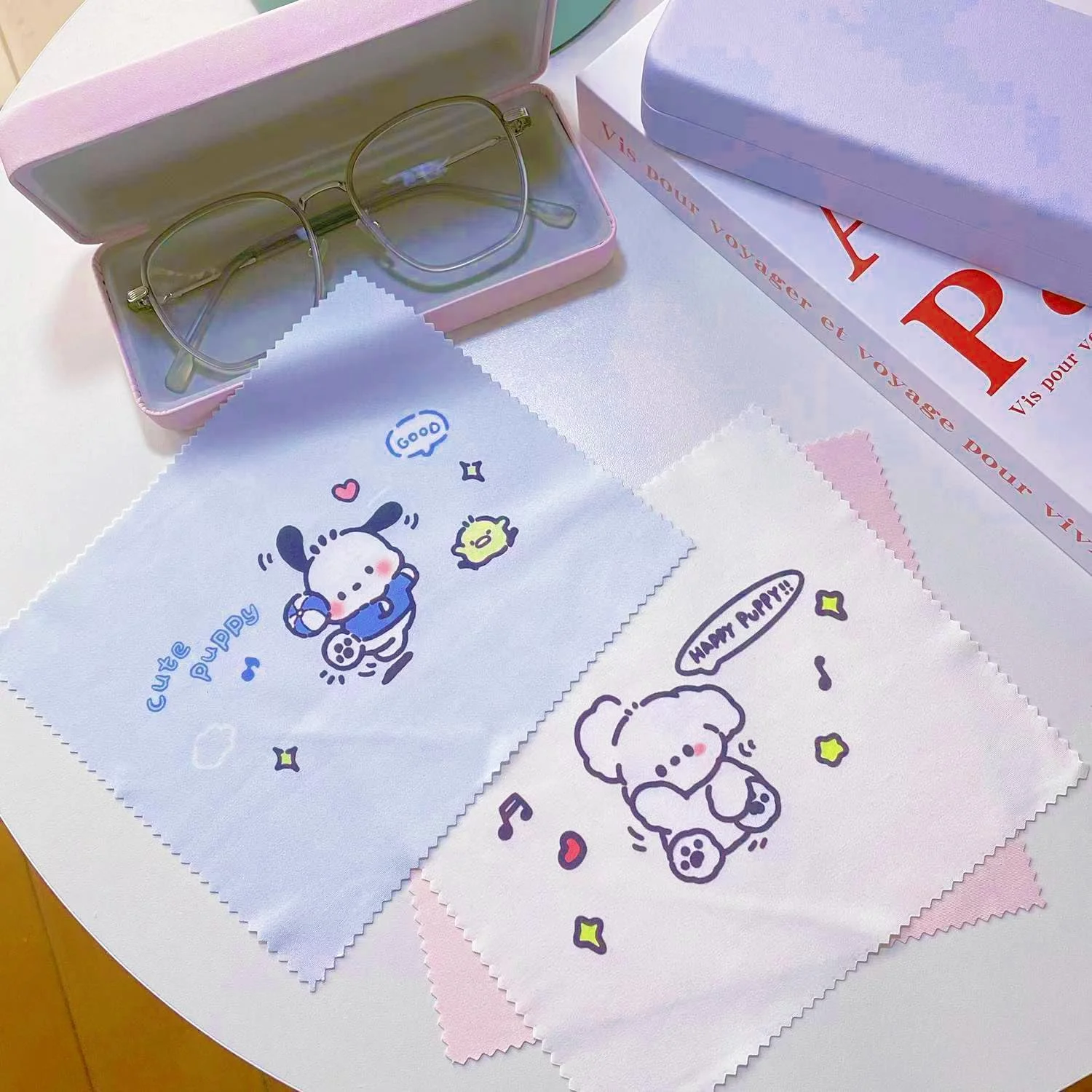 دستمال تمیز کننده عینک، دستمال میکروفیبر با طرح حیوانات خانگی زیبا، 8 عدد دستمال نرم تمیز کننده لنز عینک برای عینک طبی، عینک آفتابی، صفحه نمایش کامپیوتر، دوربین و موارد دیگر (17.5x14.5 سانتی متر) دستمال تمیز کننده عینک، دستمال میکروفیبر با طرح حیوانات خانگی زیبا، 8 عدد دستمال نرم تمیز کننده لنز عینک برای عینک طبی، عینک آفتابی، صفحه نمایش کامپیوتر، دوربین و موارد دیگر (17.5x14.5 سانتی متر)