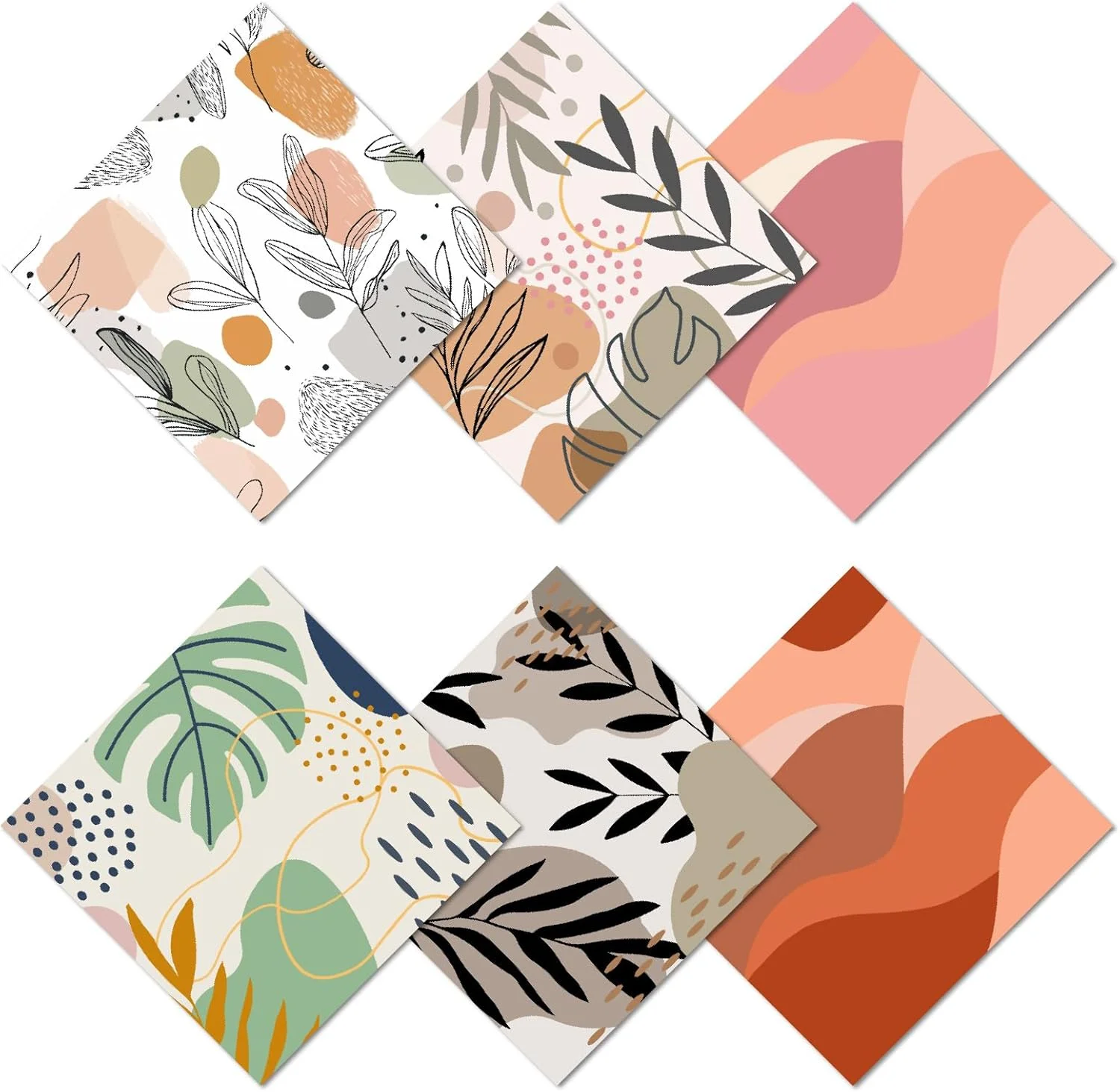 CREATCABIN بسته 6 عددی دستمال تمیز کننده ضخیم عینک، طرح بوهو، دستمال تمیز کننده میکروفیبر، دستمال تمیز کننده زیبای عینک، دستمال نرم برای استفاده مجدد، مناسب برای عینک زنانه، صفحه نمایش گوشی، لنز دوربین 15x15 سانتی متر