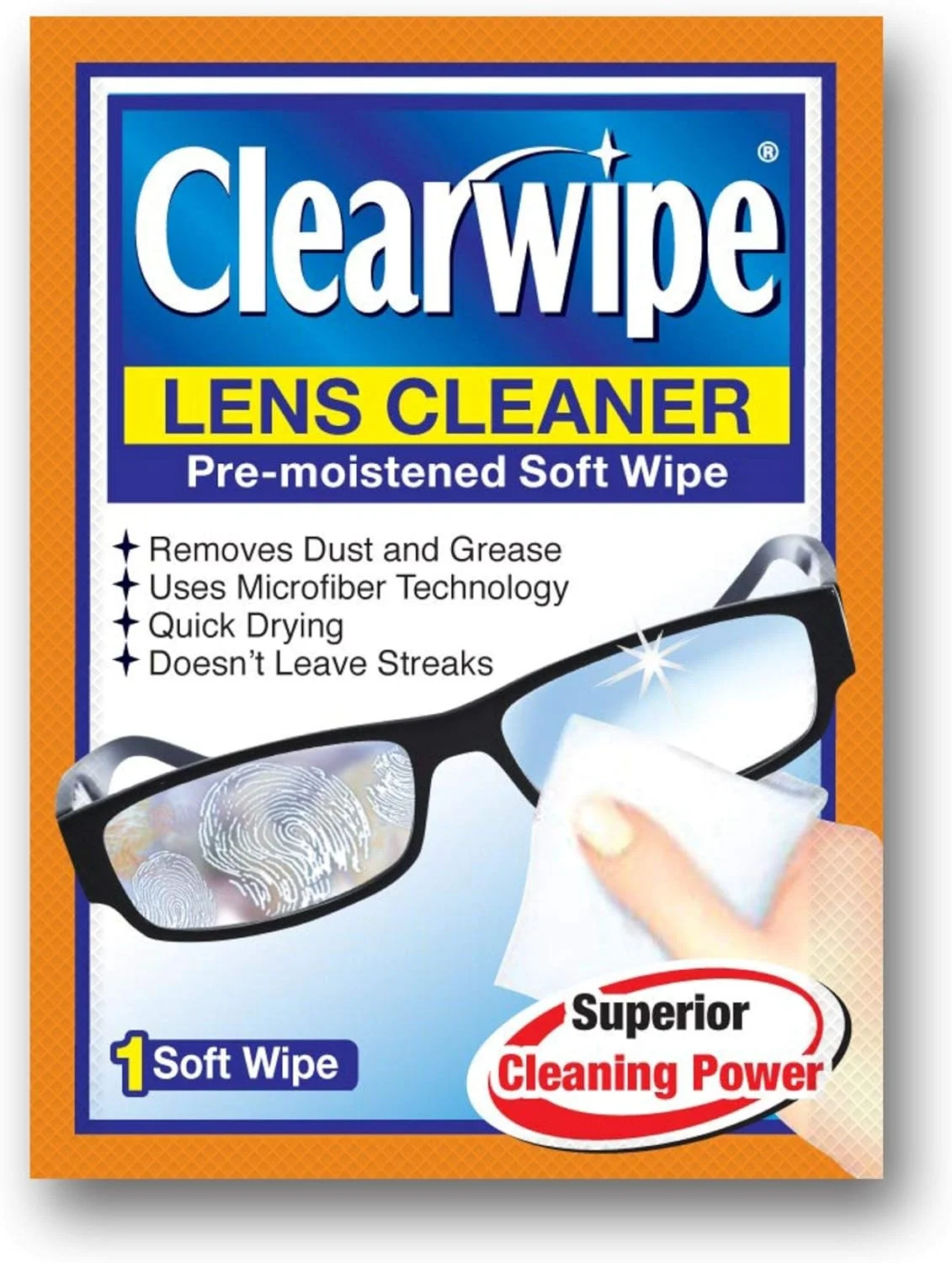 دستمال مرطوب میکروفایبر Clearwipe برای لنز، بسته 120 عددی (06000R) دستمال مرطوب میکروفایبر Clearwipe برای لنز، بسته 120 عددی (06000R)