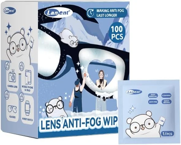 ۲۰۰ عدد دستمال مرطوب تمیز کننده لنز صفحه نمایش، دستمال مرطوب ضد بخار برای عینک، دستمال مرطوب لنز، دستمال مرطوب تمیز کننده شیشه و صفحه نمایش، بدون ایجاد خش، مناسب برای صفحه نمایش عینک و غیره. بسته بندی جداگانه.