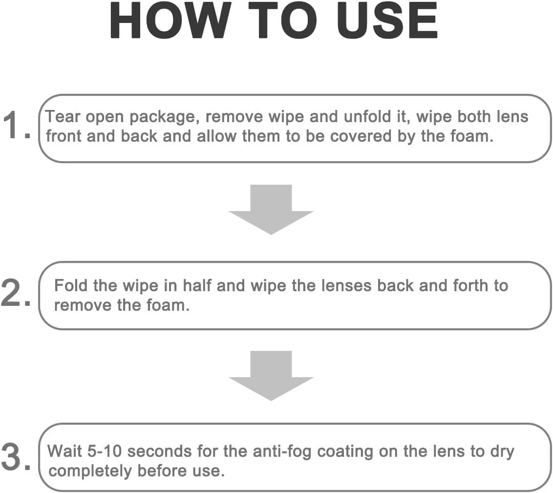 دستمال مرطوب ضد بخار برای عینک (بسته 100 عددی) | خشک‌شونده سریع و بدون ایجاد خط و خش برای صفحه لپ‌تاپ، لنزهای اپتیکال، عینک‌های محافظ، صفحه گوشی‌های هوشمند و صفحه ساعت