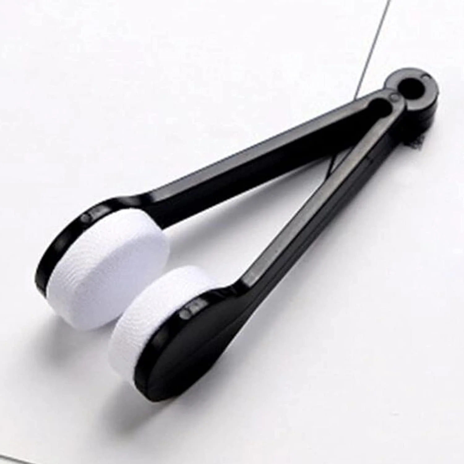 دستمال مرطوب تمیز کننده عینک، لوازم تمیز کننده عینک آفتابی، حمل آسان، مشکی