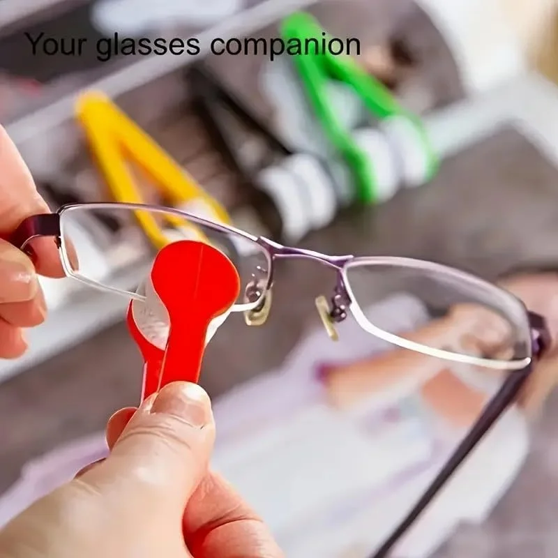 مینی تمیز کننده عینک آفتابی، برس نرم تمیز کننده عینک طبی با الیاف میکروفیبر، گیره تمیز کننده مینی میکروفیبر عینک، تمیز کننده لنز ضد خش برای عینک و عینک آفتابی، 5 عدد مینی تمیز کننده عینک آفتابی، برس نرم تمیز کننده عینک طبی با الیاف میکروفیبر، گیره تمیز کننده مینی میکروفیبر عینک، تمیز کننده لنز ضد خش برای عینک و عینک آفتابی، 5 عدد