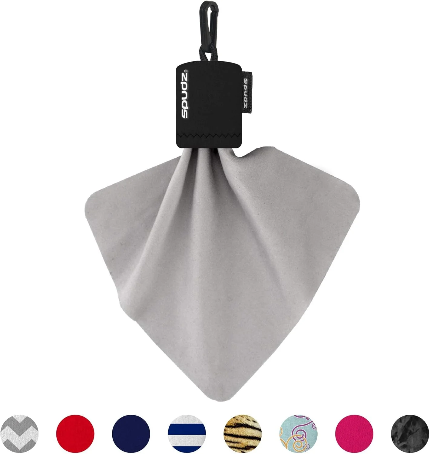 دستمال میکروفایبر کلاسیک Alpine Innovations SPUDZ، تمیز کننده صفحه نمایش و لنز در کیف مشکی، اندازه معمولی 6X6 دستمال میکروفایبر کلاسیک Alpine Innovations SPUDZ، تمیز کننده صفحه نمایش و لنز در کیف مشکی، اندازه معمولی 6X6