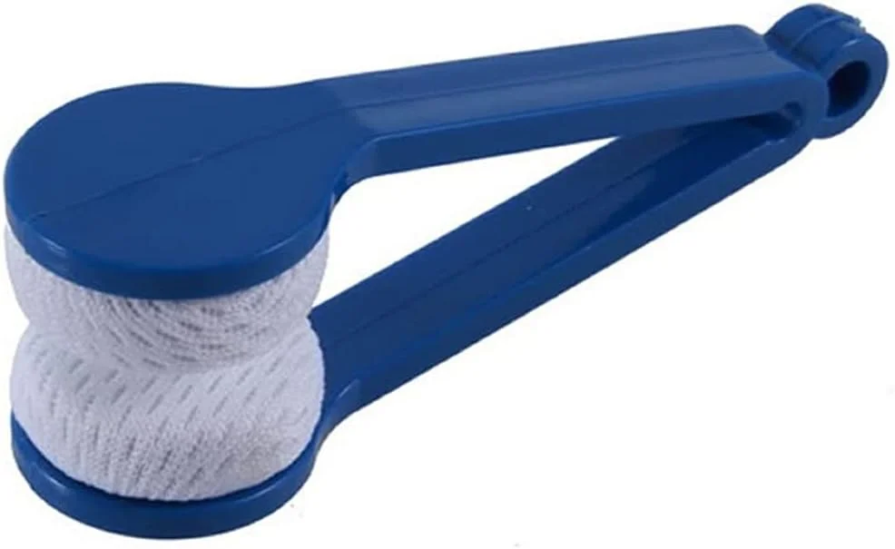 برس تمیز کننده عینک DELFINO، ابزار تمیز کننده عینک آفتابی و عینک طبی با برس نرم میکروفیبر، 5 عدد