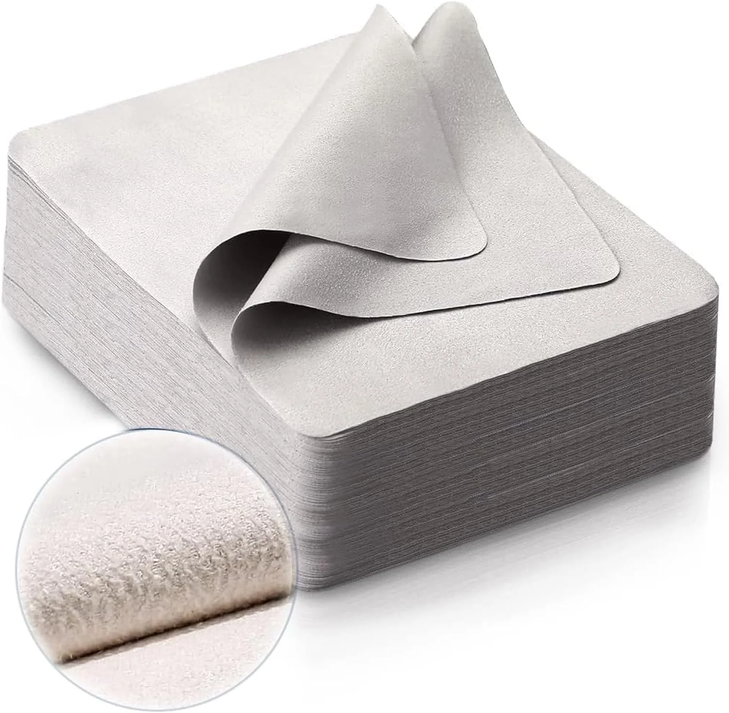 دستمال تمیز کننده عینک، دستمال تمیز کننده لنز، جیر برای عینک، لنز، تلفن، صفحه نمایش، دوربین، 50 عدد، خاکستری دستمال تمیز کننده عینک، دستمال تمیز کننده لنز، جیر برای عینک، لنز، تلفن، صفحه نمایش، دوربین، 50 عدد، خاکستری