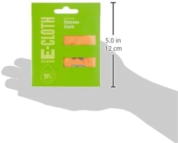 دستمال عینک E-Cloth بسته 3 عددی، دستمال تمیز کننده میکروفیبر، ایده آل برای عینک طبی، عینک آفتابی و تمیز کننده لنز، قابل شستشو و استفاده مجدد، وعده 100 بار شستشو