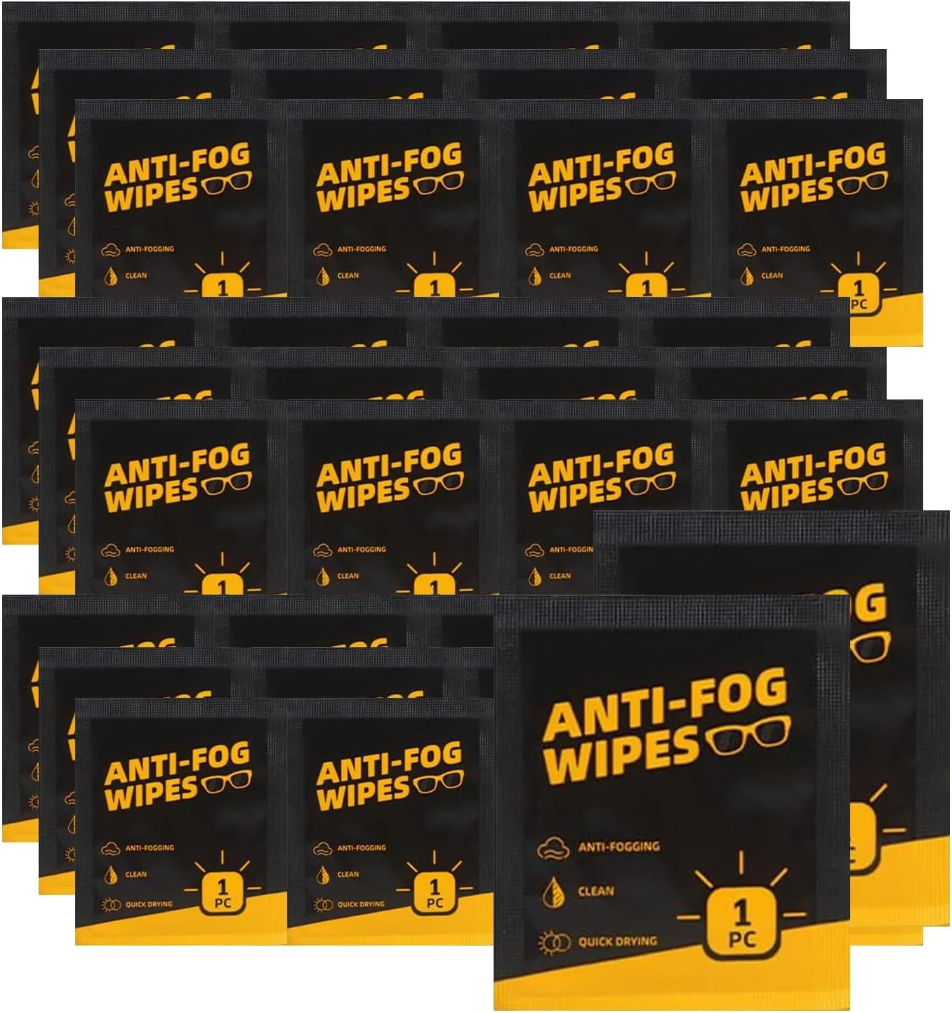 دستمال مرطوب لنز NALACAL بسته 50 عددی - ضد بخار و خشک‌شونده سریع - بسته‌بندی تکی برای صفحه‌های لمسی LED، آیفون، آیپد، مانیتور کامپیوتر - ایمن برای همه صفحه‌ها و لنزها