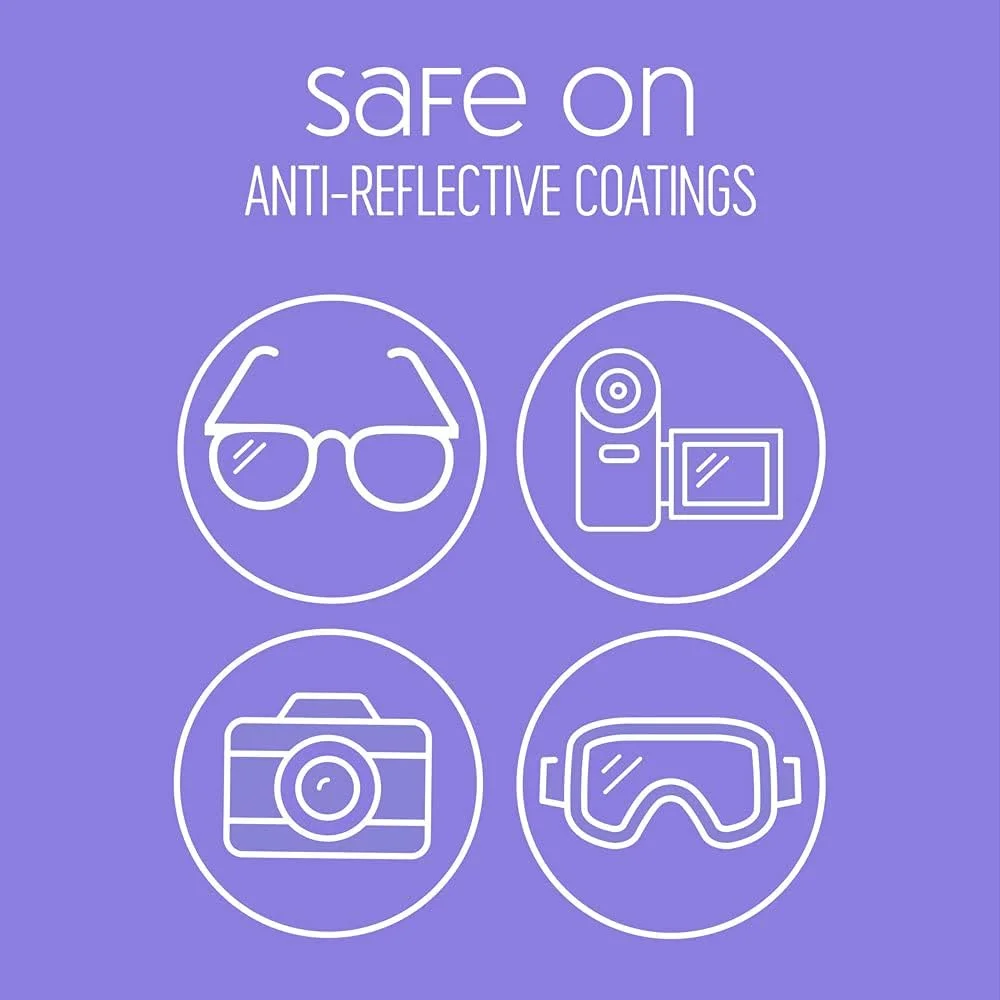 دستمال مرطوب پاک کننده لنز Nice 'n Clean SmudgeGuard (100 عدد) | از قبل مرطوب شده، بسته بندی جداگانه | بدون ایجاد خط و خش | ایمن برای عینک، عینک محافظ و لنز دوربین