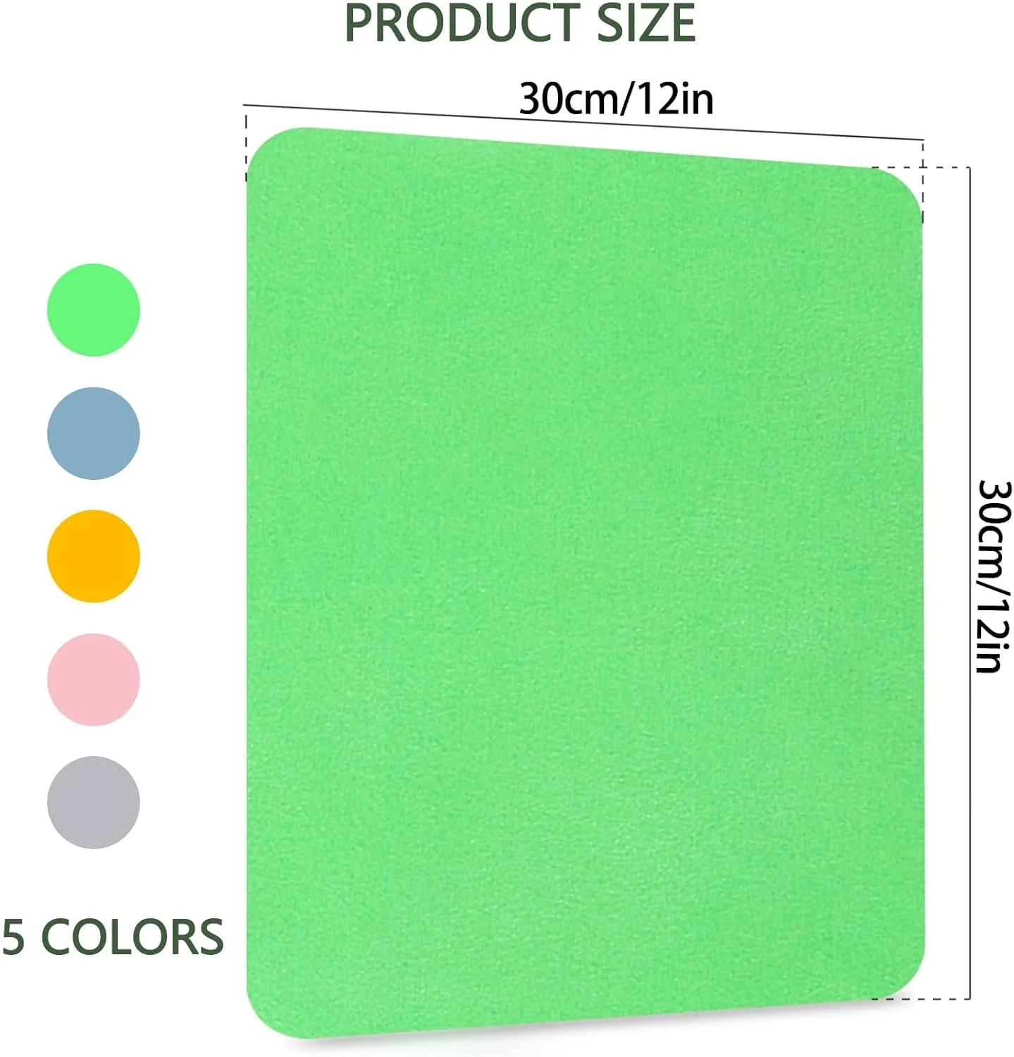 دستمال تنظیف میکروفایبر فوق العاده بزرگ برای عینک - 30 در 30 سانتی متر، تمیز کننده صفحه نمایش عینک و الکترونیکی قابل استفاده مجدد (بسته 5 عددی)