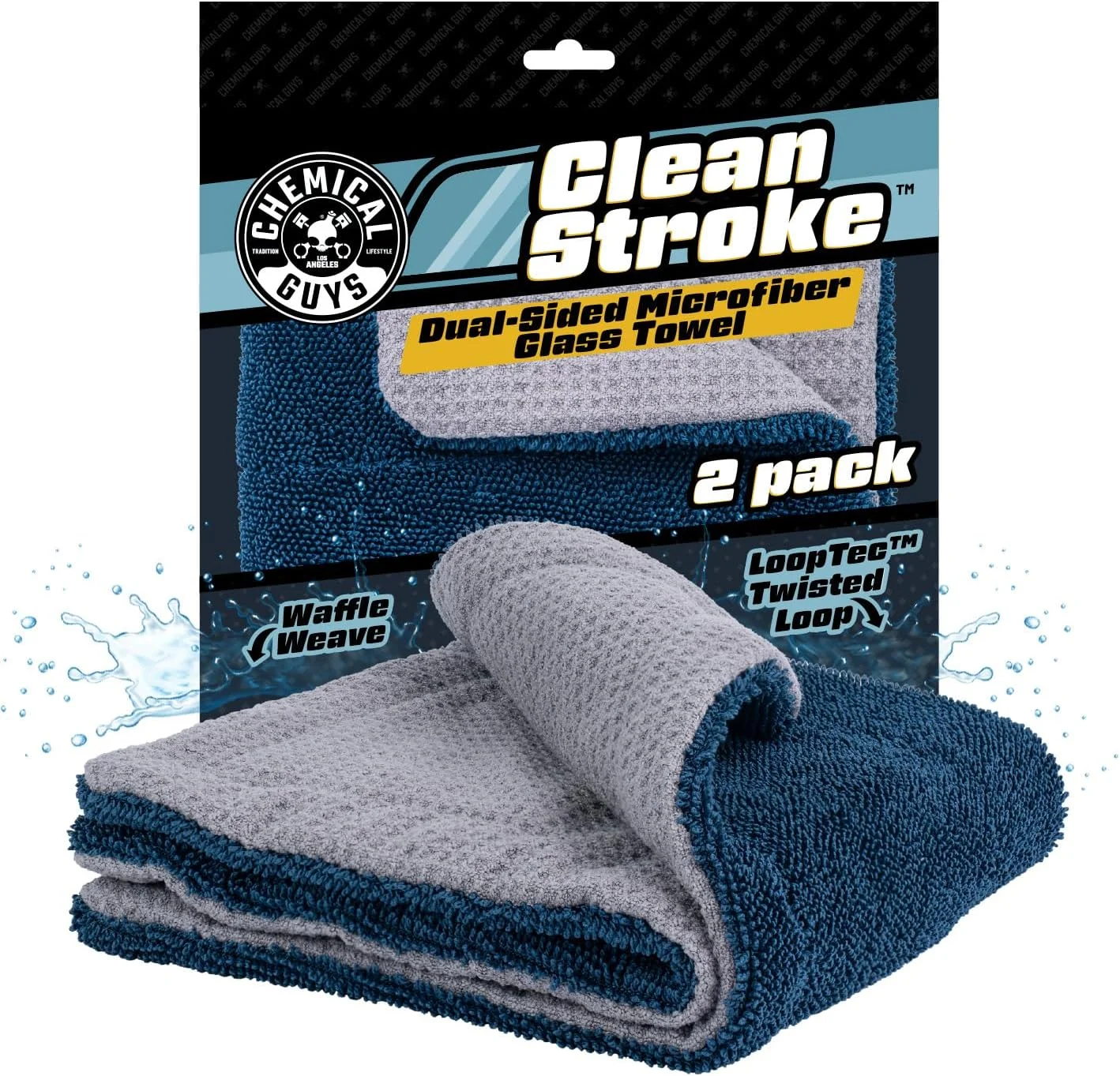 دستمال میکروفایبر دو طرفه شیشه شوی کمیکال گایز - 40x40 سانتی متر، پارچه ممتاز بدون رد بجا مانده برای خودرو، کامیون و SUV - دستمال دیتیلینگ بدون خط و خش و پرز برای شیشه و آینه های شفاف دستمال میکروفایبر دو طرفه شیشه شوی کمیکال گایز - 40x40 سانتی متر، پارچه ممتاز بدون رد بجا مانده برای خودرو، کامیون و SUV - دستمال دیتیلینگ بدون خط و خش و پرز برای شیشه و آینه های شفاف