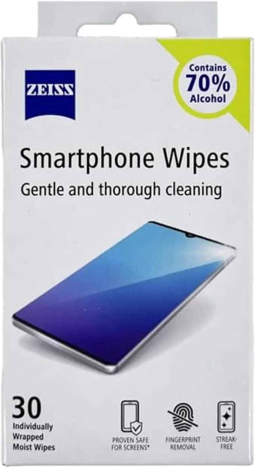 دستمال مرطوب تمیز کننده گوشی های هوشمند زایس دستمال مرطوب تمیز کننده گوشی های هوشمند زایس