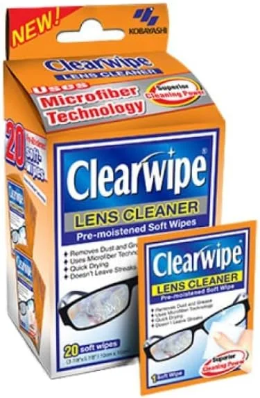 دستمال مرطوب پاک کننده لنز میکروفیبر – 20 عدد