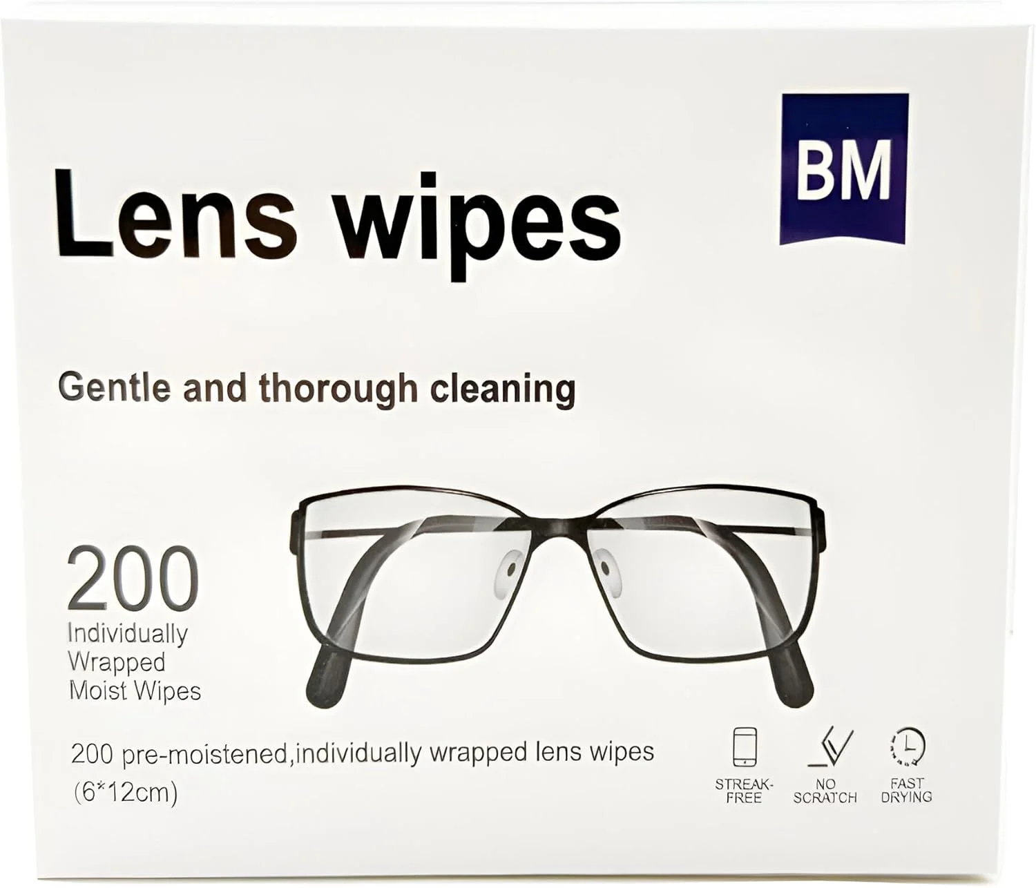 دستمال مرطوب تمیز کننده لنز، 200 عدد، از قبل مرطوب شده، بسته بندی تکی، بدون ایجاد خط و خش، بدون ایجاد لکه دستمال مرطوب تمیز کننده لنز، 200 عدد، از قبل مرطوب شده، بسته بندی تکی، بدون ایجاد خط و خش، بدون ایجاد لکه