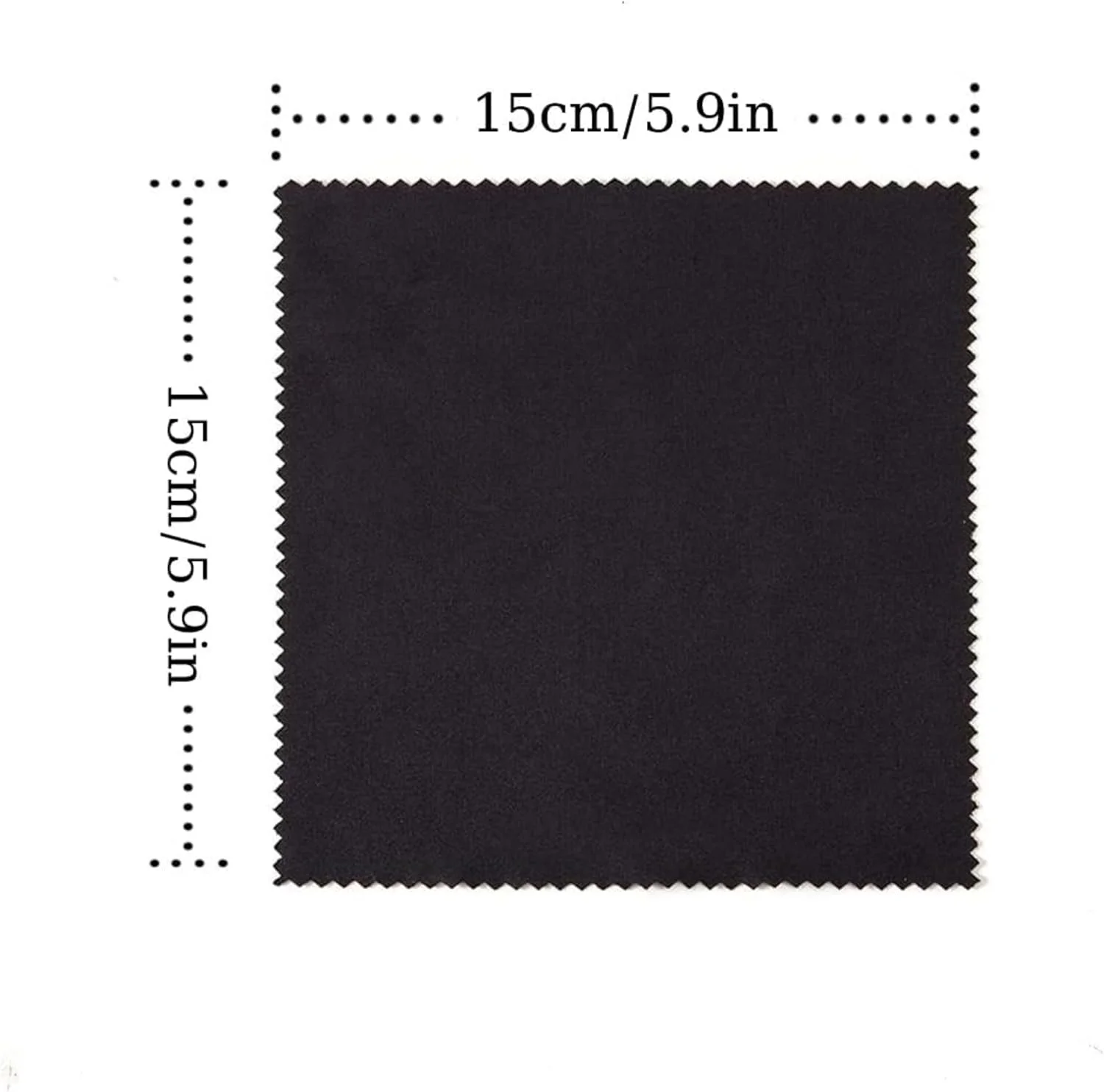 دستمال نظافت میکروفایبر، بسته 20 عددی، دستمال نظافت بدون پرز برای لنز، عینک، صفحه نمایش، تبلت، شیشه (مشکی خاکستری 15x15 سانتی متر)