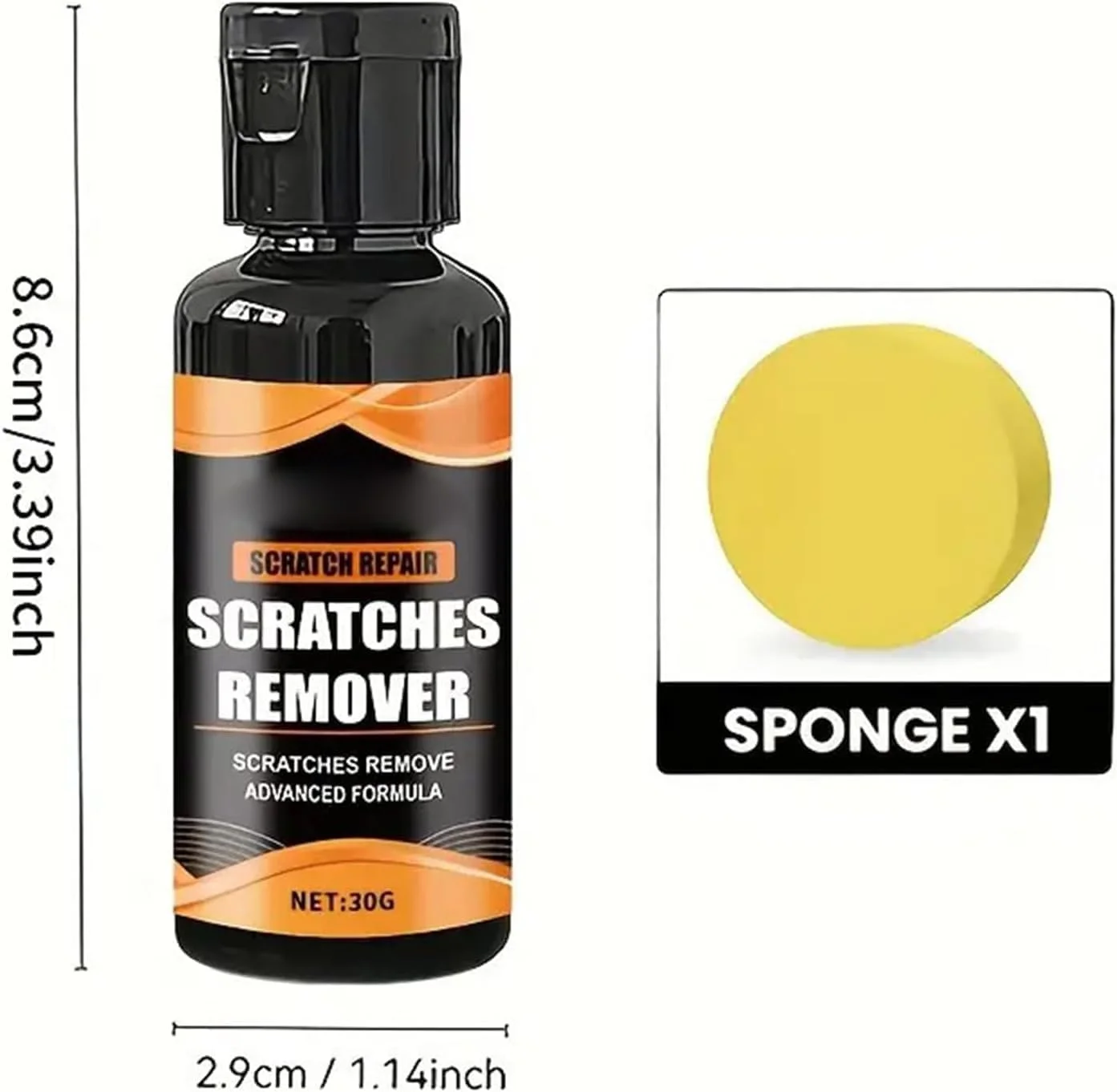 خمیر ترمیم خط و خش عدسی عینک آفتابی | کیت پولیش شیشه ممتاز 30 گرمی برای عینک، ساعت، صفحه نمایش و چراغ های جلوی خودرو. احیا کننده شفافیت کریستالی