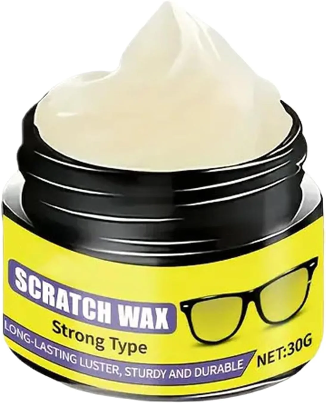 خمیر خش گیر عینک (30 گرمی) برای عینک های طبی، آفتابی و لنزهای تجویزی | کیت نگهداری نوری برای وضوح و ترمیم عمیق، مناسب برای استفاده در خانه و مسافرت