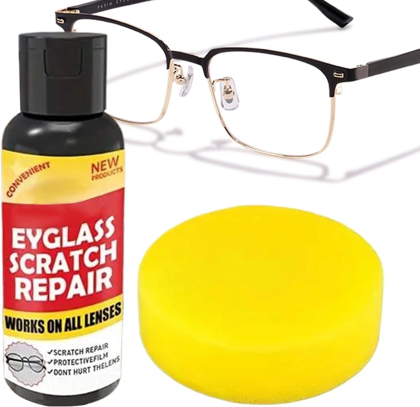 کیت پولیش خشگیر عینک 100 گرمی برای عینک آفتابی، عینک طبی و صفحه نمایش دوربین. تمیز کننده با ماندگاری طولانی برای از بین بردن خط و خش و محافظت روزانه از لنز کیت پولیش خشگیر عینک 100 گرمی برای عینک آفتابی، عینک طبی و صفحه نمایش دوربین. تمیز کننده با ماندگاری طولانی برای از بین بردن خط و خش و محافظت روزانه از لنز