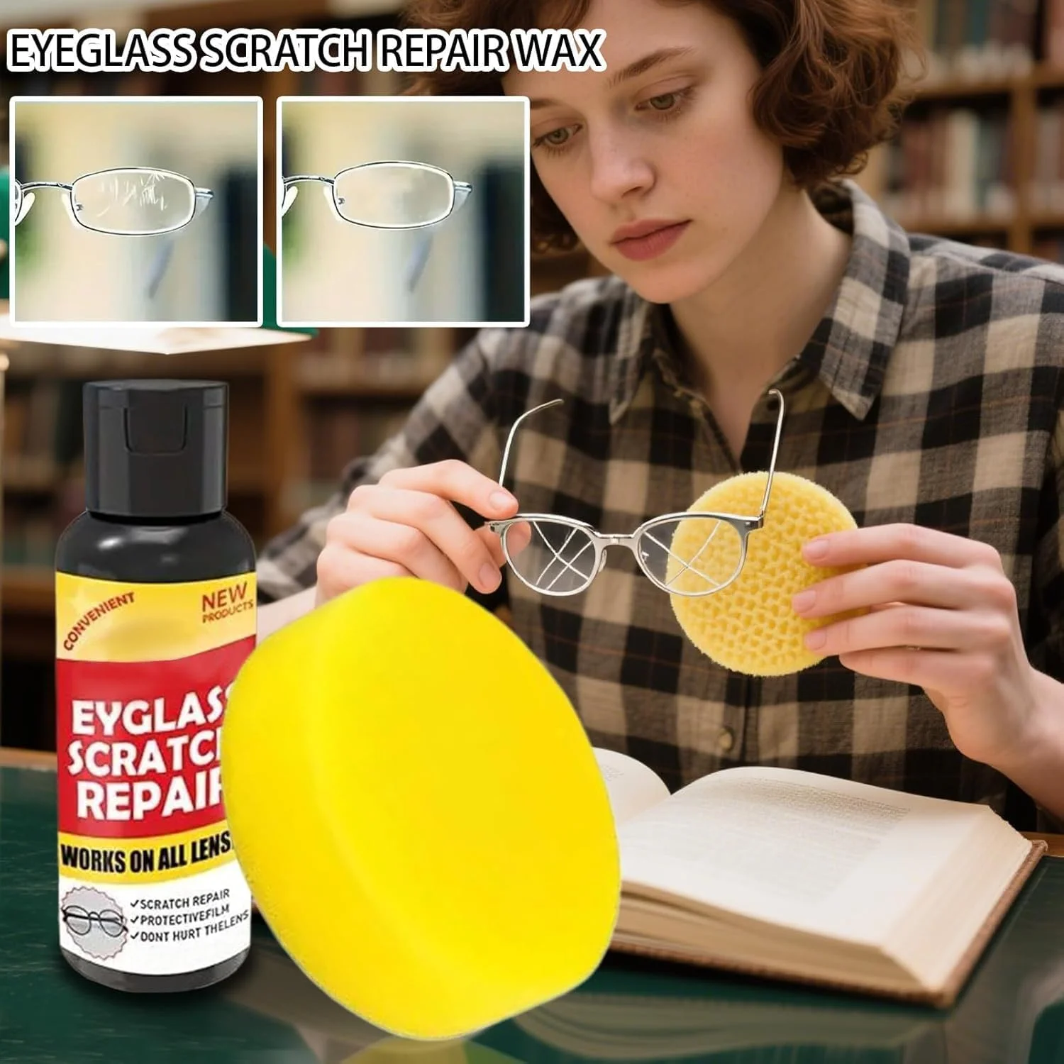 کیت پولیش خشگیر عینک 100 گرمی برای عینک آفتابی، عینک طبی و صفحه نمایش دوربین. تمیز کننده با ماندگاری طولانی برای از بین بردن خط و خش و محافظت روزانه از لنز کیت پولیش خشگیر عینک 100 گرمی برای عینک آفتابی، عینک طبی و صفحه نمایش دوربین. تمیز کننده با ماندگاری طولانی برای از بین بردن خط و خش و محافظت روزانه از لنز