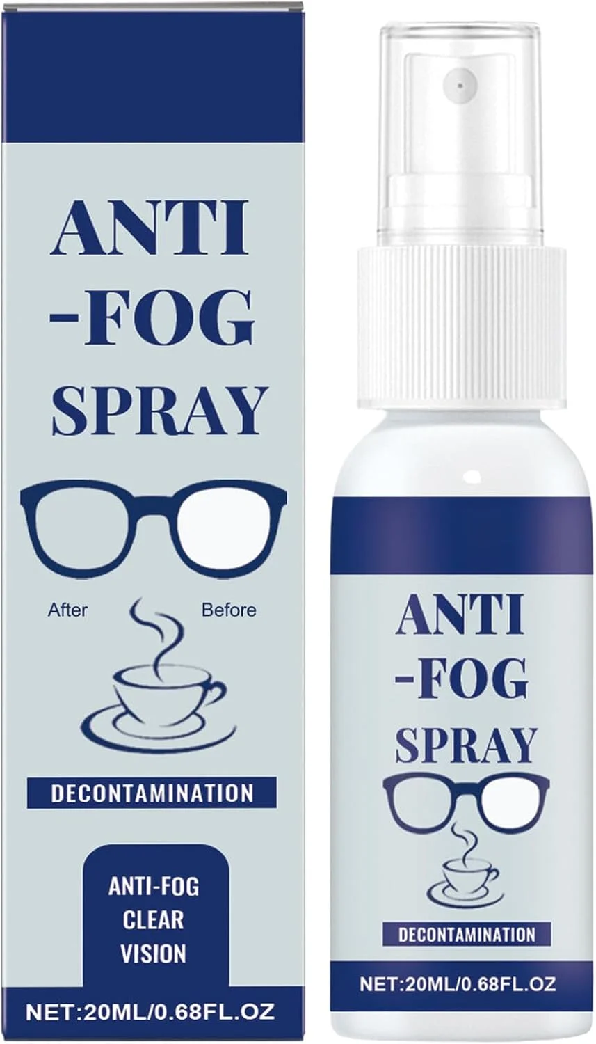اسپری ضد بخار برای عینک | 20 میلی لیتر، ضد آب، قابل حمل و ماندگار | محلول ضد بخار حرفه ای، برای زنان و مردان اسپری ضد بخار برای عینک | 20 میلی لیتر، ضد آب، قابل حمل و ماندگار | محلول ضد بخار حرفه ای، برای زنان و مردان
