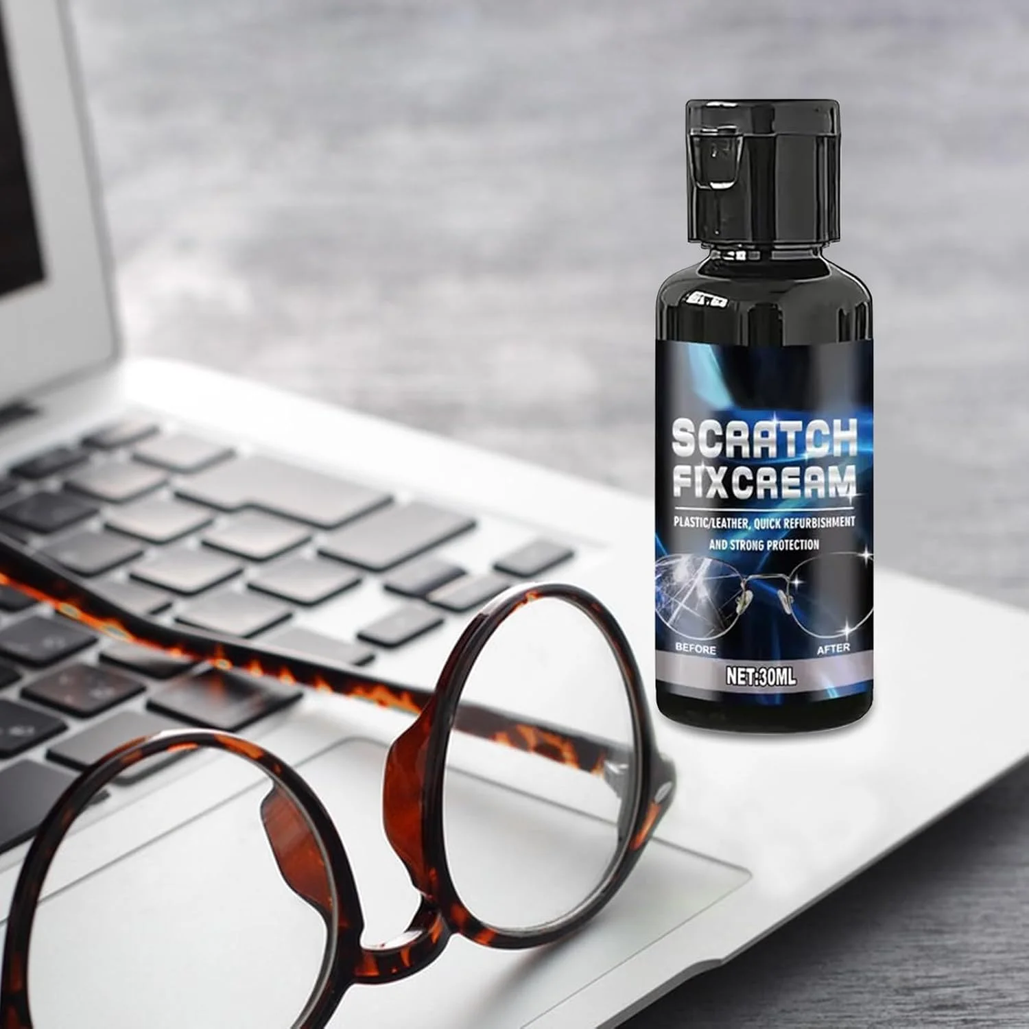 مایع ترمیم کننده خط و خش عینک، عملکرد سریع و ماندگار، از بین برنده خط و خش لنز برای عینک با اسفنج، برای پنجره، صفحه نمایش، تلفن، ساعت، عینک آفتابی، دوربین مایع ترمیم کننده خط و خش عینک، عملکرد سریع و ماندگار، از بین برنده خط و خش لنز برای عینک با اسفنج، برای پنجره، صفحه نمایش، تلفن، ساعت، عینک آفتابی، دوربین