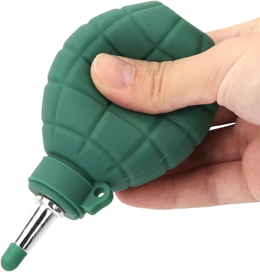 پمپ دمنده هوای قوی Cryfokt برای تمیز کردن لنز، کیبورد، ابزار حذف گرد و غبار، لاستیکی، دستی، سبک وزن، قابل حمل برای کامپیوتر و عینک (L)