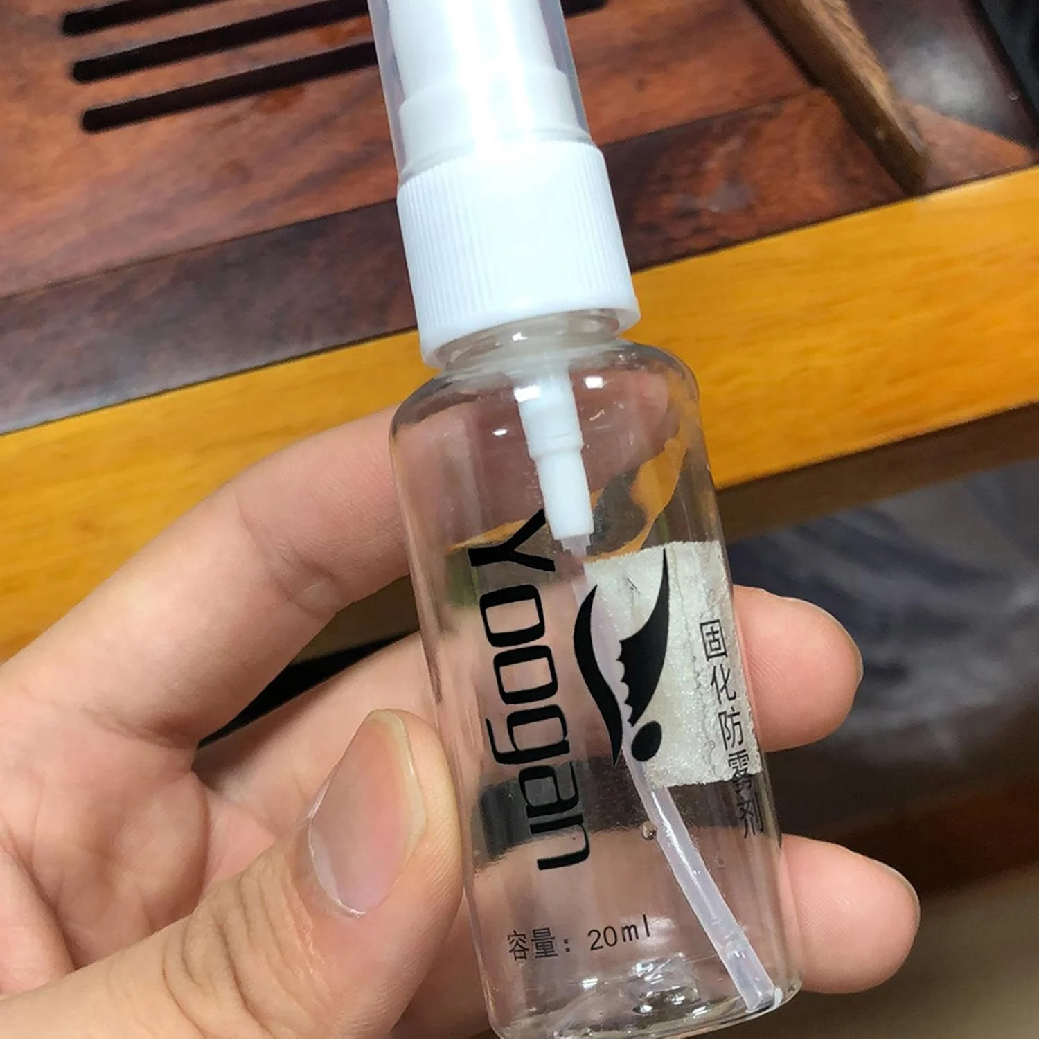 اسپری ضد بخار برای عینک های شنا، اسکی و ایمنی | ضد بخار ماندگار برای عینک های شنا و شیشه خودرو | بطری قابل حمل 20 میلی لیتری