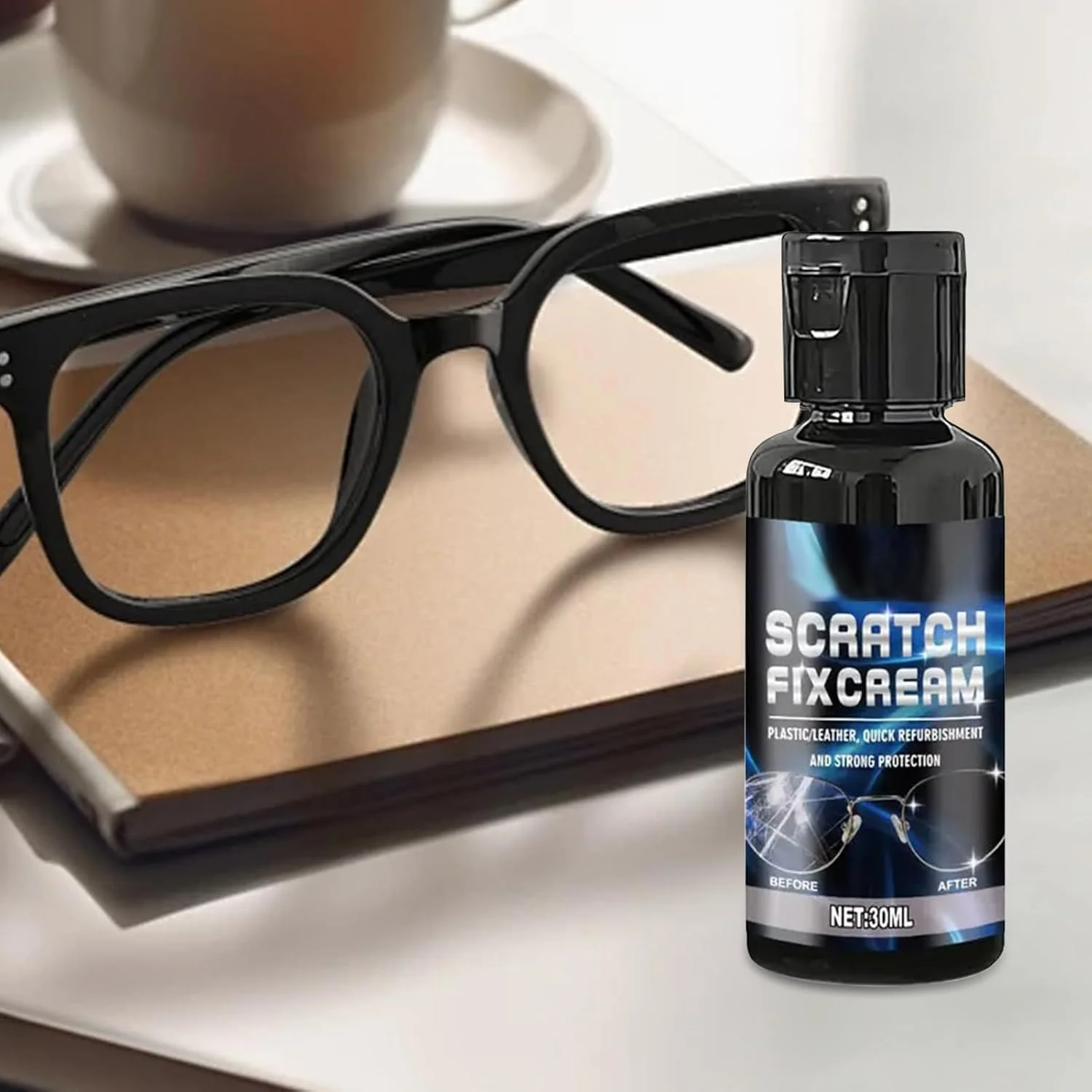 محلول از بین برنده خط و خش لنز عینک، مایع با عملکرد سریع و ماندگار، از بین برنده خط و خش لنز عینک به همراه اسفنج، مناسب برای پنجره، صفحه نمایش، تلفن، ساعت، عینک آفتابی، دوربین محلول از بین برنده خط و خش لنز عینک، مایع با عملکرد سریع و ماندگار، از بین برنده خط و خش لنز عینک به همراه اسفنج، مناسب برای پنجره، صفحه نمایش، تلفن، ساعت، عینک آفتابی، دوربین