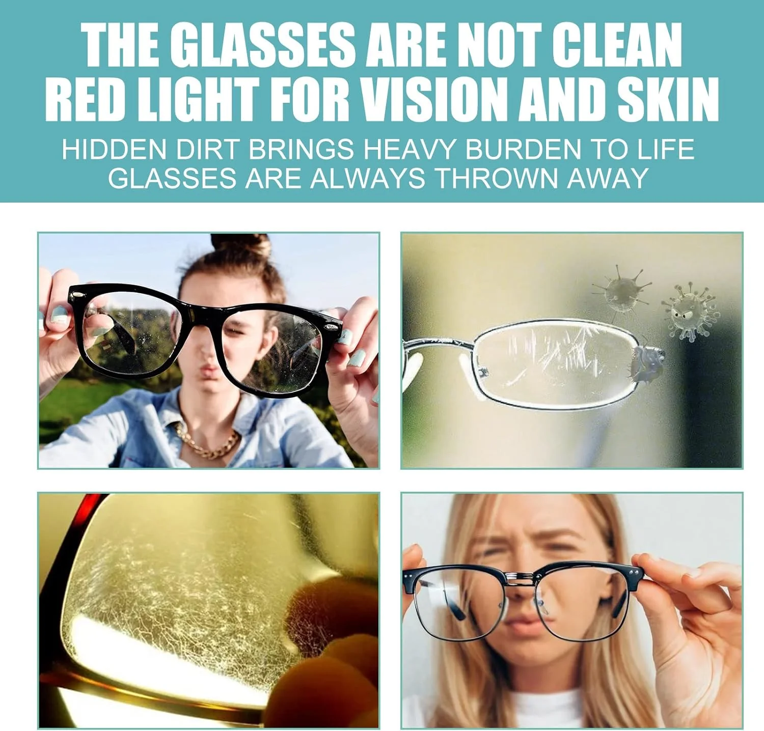 اسپری پاک کننده خش لنز - پاک کننده لنز عینک، ترمیم کننده خش لنز عینک، مایع ترمیم شیشه عینک، پاک کننده صفحه نمایش و عینک، برای ابزارهای پاک کننده صفحه نمایش