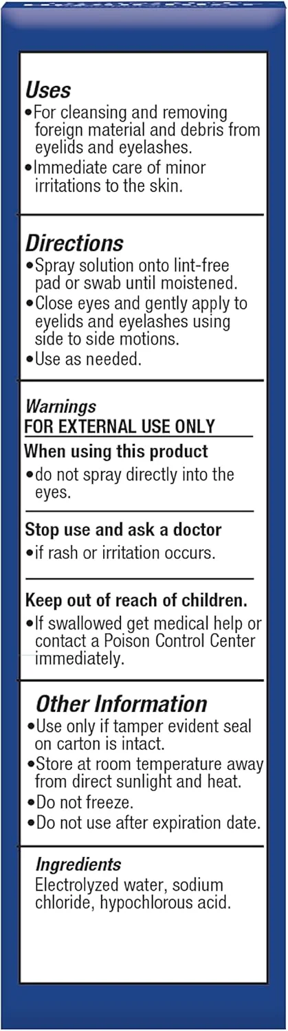 اسپری هایپوکلر OCuSOFT - محلول پاک کننده غیر تحریک کننده اسید هیپوکلروس و پلک برای از بین بردن چربی و آلودگی - 2 fl oz اسپری هایپوکلر OCuSOFT - محلول پاک کننده غیر تحریک کننده اسید هیپوکلروس و پلک برای از بین بردن چربی و آلودگی - 2 fl oz