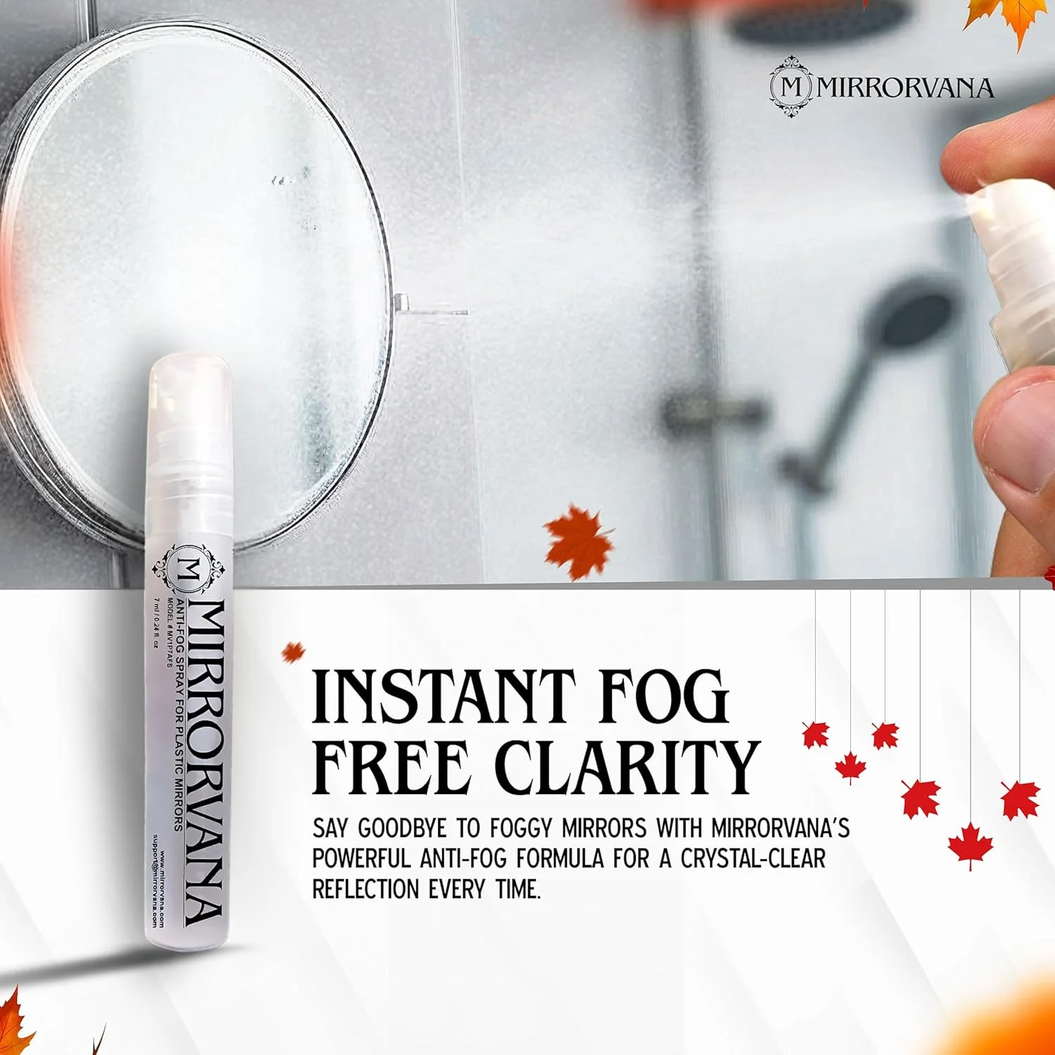 اسپری ضد بخار Mirrorvana (دو عددی) اسپری ضد بخار Mirrorvana (دو عددی)