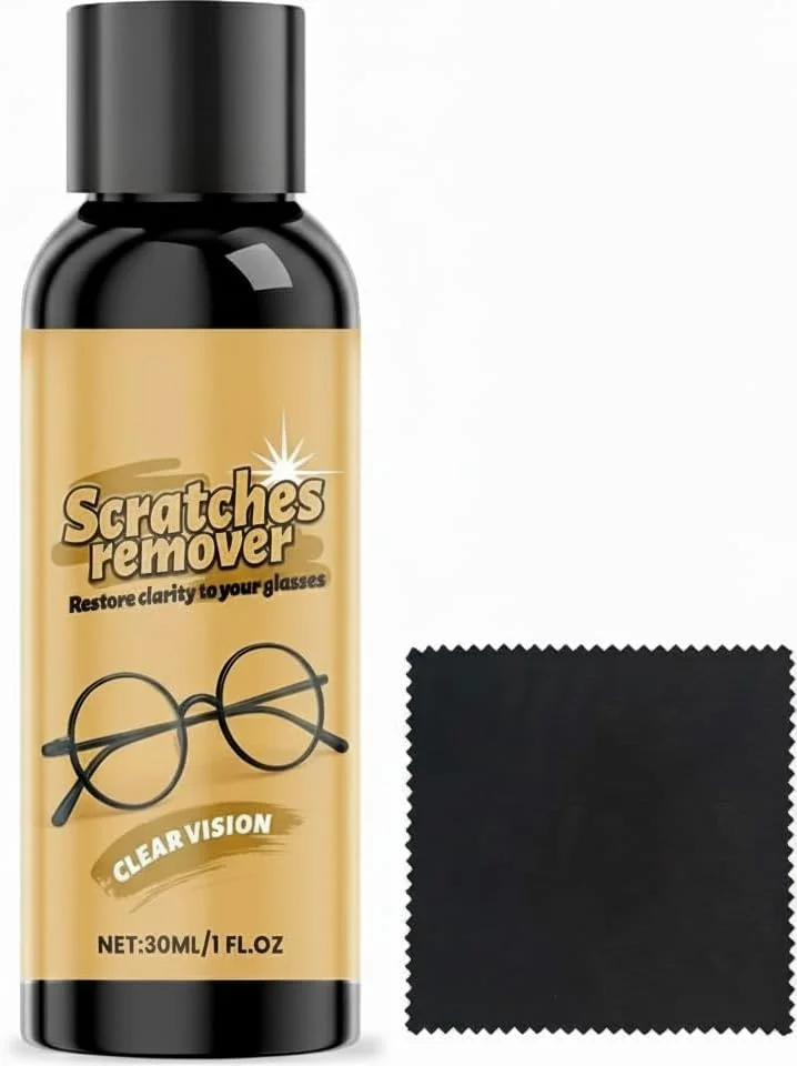 اسپری از بین برنده خط و خش عینک به همراه دستمال تمیز کننده، تمیز کننده لنز برای عینک آفتابی، صفحه نمایش گوشی هوشمند، کیت تمیز کننده عینک برای لکه ها، اثر انگشت و گرد و غبار، 30 میلی لیتر اسپری از بین برنده خط و خش عینک به همراه دستمال تمیز کننده، تمیز کننده لنز برای عینک آفتابی، صفحه نمایش گوشی هوشمند، کیت تمیز کننده عینک برای لکه ها، اثر انگشت و گرد و غبار، 30 میلی لیتر