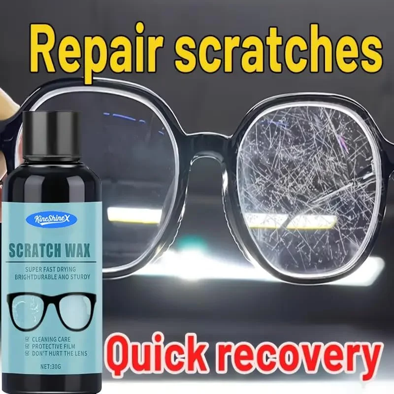 مایع تمیز کننده و خش گیر لنز عینک، شیشه و صفحه نمایش به همراه اسفنج، 30 گرم