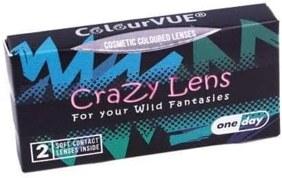 لنز رنگی کالرویو Vikindom Crazy، یک روز مصرف