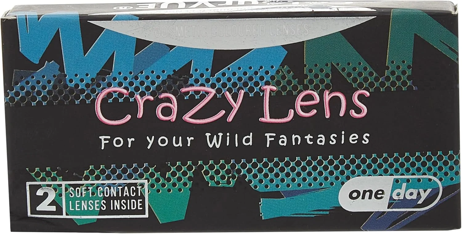 لنزهای تماسی یک روزه آبی آسمانی ColorVue Wild