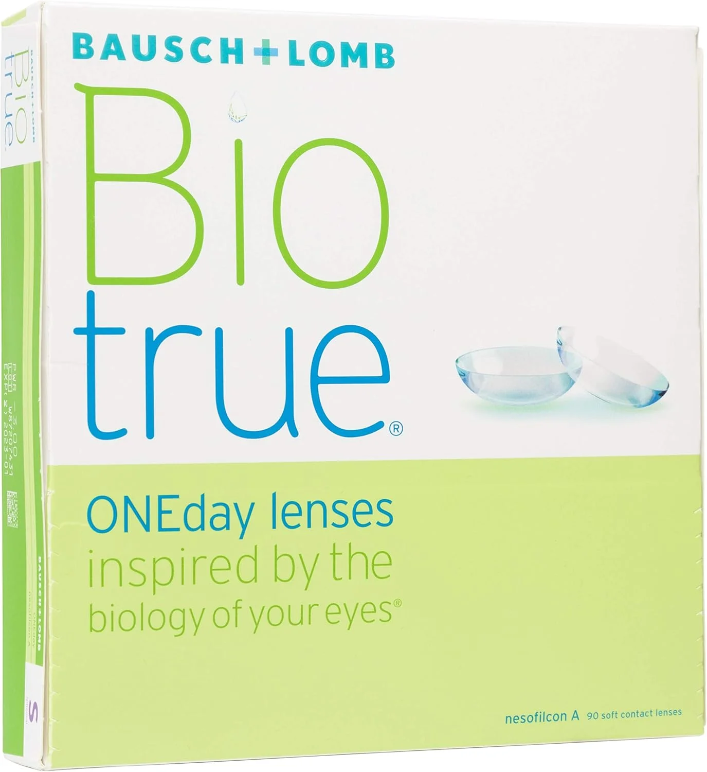 لنز تماسی یک‌روزه بایو ترو بوش اند لومب، بسته 90 عددی، 2.25- دیوپتر، 14.2 میلی‌متر
