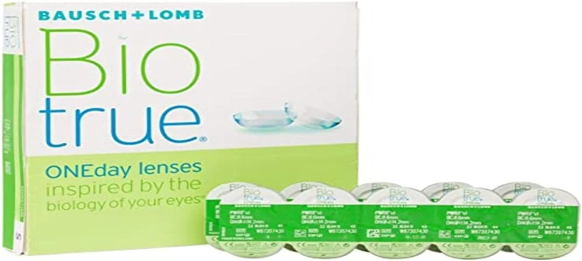 بایو ترو بوش اند لومب و بسته 90 عددی لنز تماسی یک روزه، 1.25- دیوپتر، 14.2 میلی متر