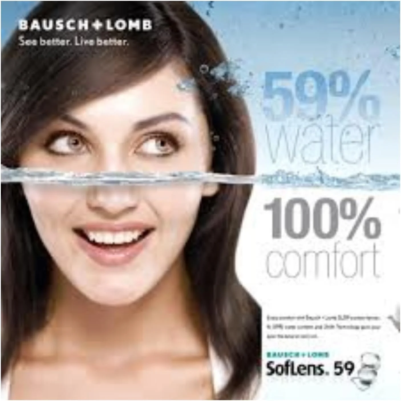 لنز تماسی بوش اند لومب Soflens 59 RX بسته 6 عددی، قدرت: -3.25