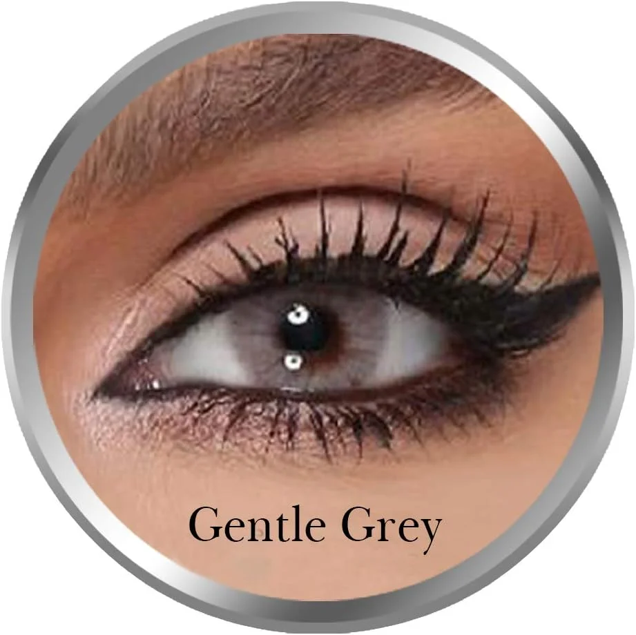 لنزهای تماسی طوسی ملایم، مصرف ماهانه، رنگ طوسی ملایم