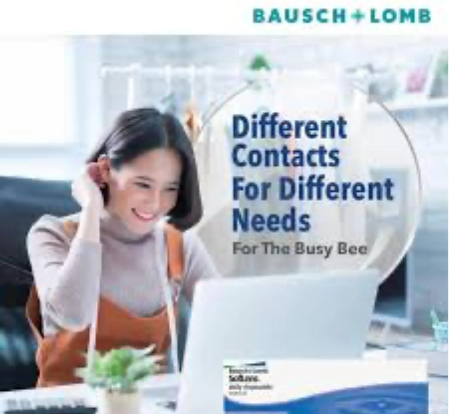 لنز تماسی روزانه نرم بوش اند لومب -5 دیوپتر، 14.2 میلی متر - بسته 90 عددی لنز تماسی روزانه نرم بوش اند لومب -5 دیوپتر، 14.2 میلی متر - بسته 90 عددی