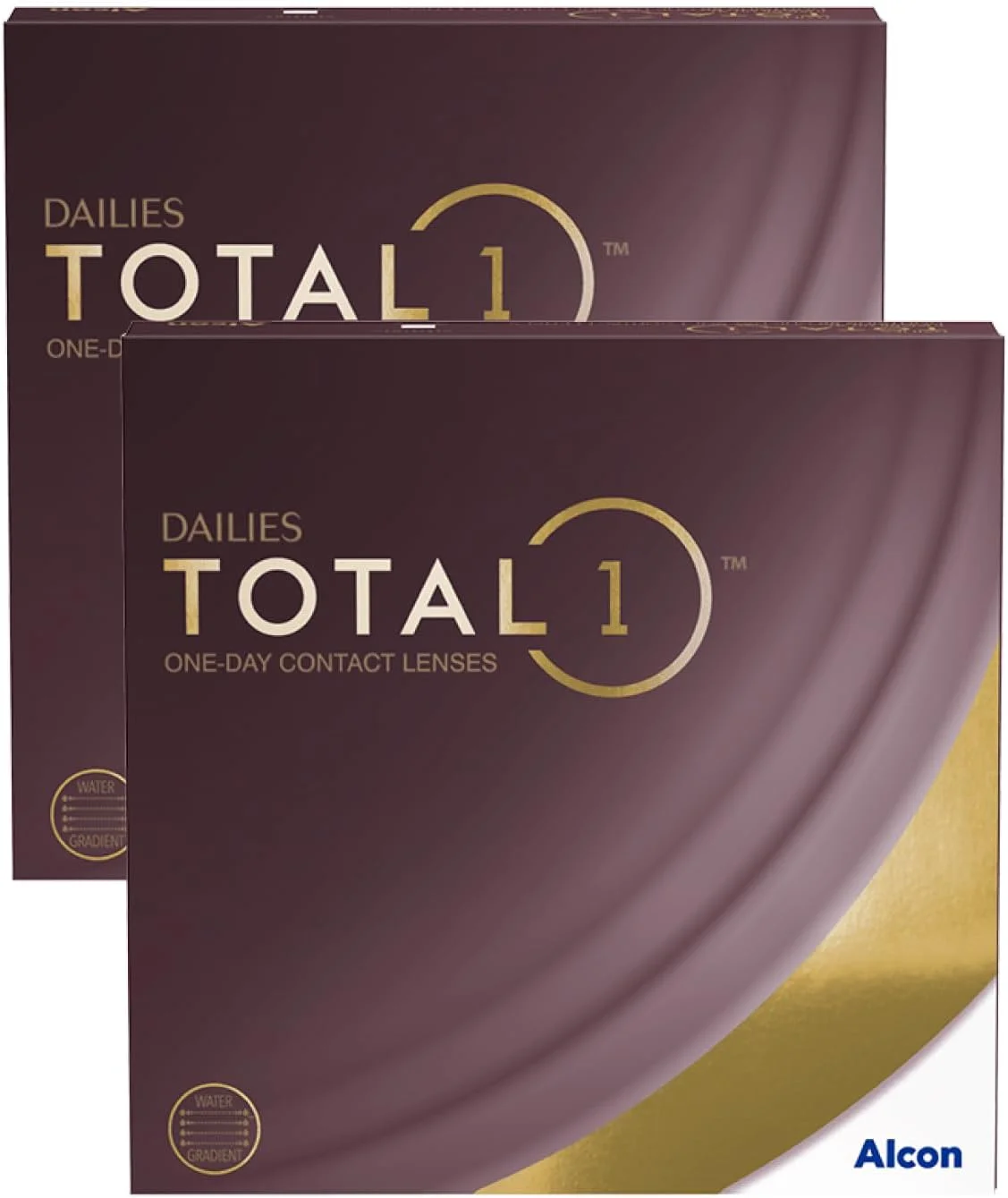 آلکان دیلیز توتال 1 بسته 90 عددی لنز -1.00 شفاف